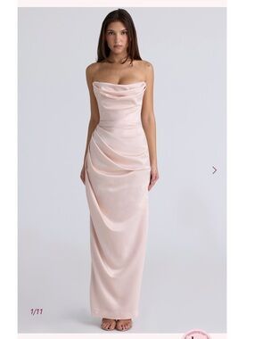 House of CB Adrienne Dress in Champagne
